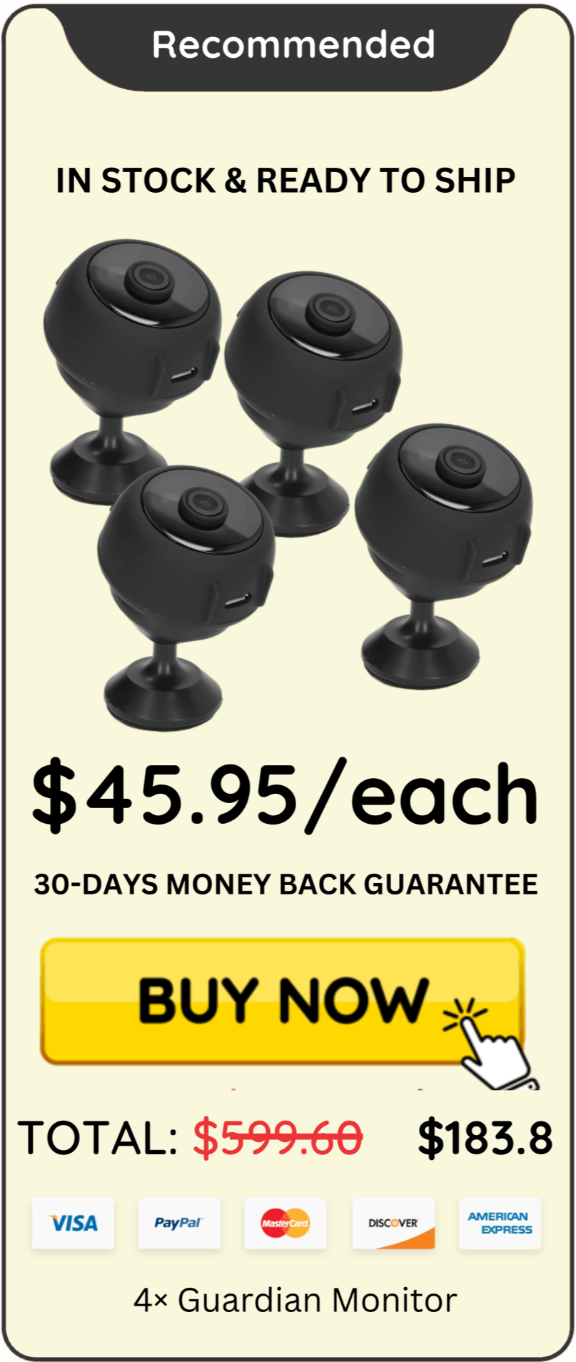 Guardian Monitor offer package price 